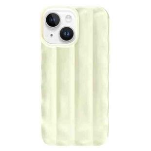 For iPhone 14 3D Stripe TPU Phone Case(Beige)