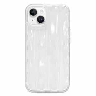 For iPhone 14 3D Stripe TPU Phone Case(Transparent)