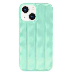 For iPhone 13 3D Stripe TPU Phone Case(Mint Green)