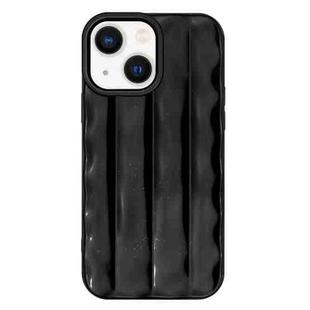 For iPhone 13 3D Stripe TPU Phone Case(Black)