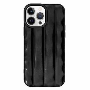 For iPhone 13 Pro 3D Stripe TPU Phone Case(Black)