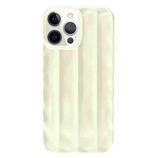 For iPhone 12 Pro Max 3D Stripe TPU Phone Case(Beige)