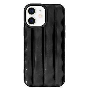 For iPhone 11 3D Stripe TPU Phone Case(Black)