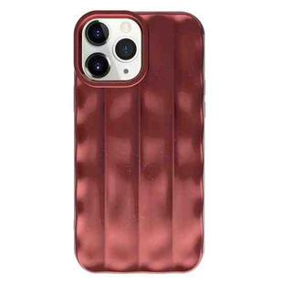 For iPhone 11 Pro Max 3D Stripe TPU Phone Case(Red)