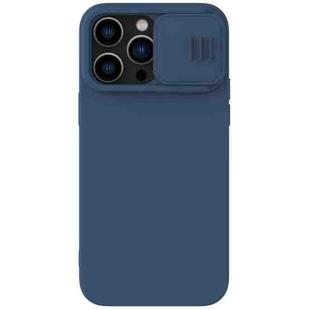 For iPhone 14 Pro NILLKIN CamShield Liquid Silicone Phone Case(Blue)