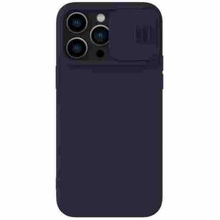 For iPhone 14 Pro Max NILLKIN CamShield Liquid Silicone Phone Case (Deep Purple)