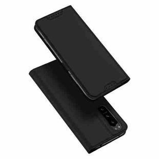 For Sony Xperia 5 IV DUX DUCIS Skin Pro Series Leather Phone Case(Black)