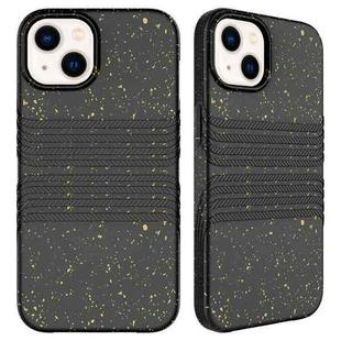 For iPhone 14 Wheat Straw Material Degradable TPU Phone Case(Black)