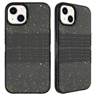 For iPhone 13 Wheat Straw Material Degradable TPU Phone Case(Black)