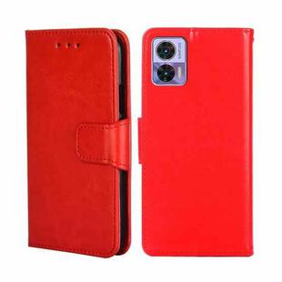 For Motorola Edge 30 Neo Crystal Texture Leather Phone Case(Red)