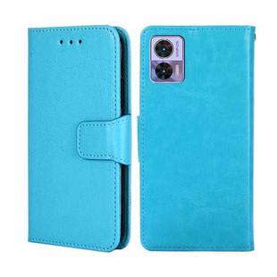 For Motorola Edge 30 Neo Crystal Texture Leather Phone Case(Sky Blue)