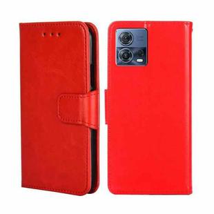 For Motorola Edge S30 Pro 5G/Edge 30 Fusion Crystal Texture Leather Phone Case(Red)