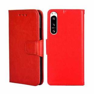 For Sony Xperia 5 IV Crystal Texture Leather Phone Case(Red)