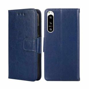 For Sony Xperia 5 IV Crystal Texture Leather Phone Case(Royal Blue)