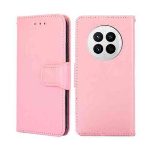 For Huawei Mate 50 Crystal Texture Leather Phone Case(Pink)