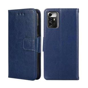 For ZTE Blade A72 5G Crystal Texture Leather Phone Case(Royal Blue)