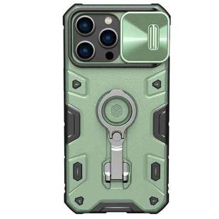 For iPhone 14 Pro Max NILLKIN Shockproof CamShield Armor Protective Case(Green)
