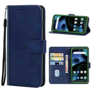 For Blackview BV5200 Leather Phone Case(Blue)