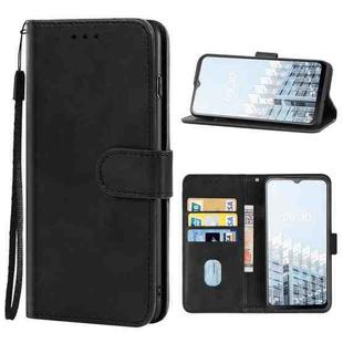 For TECNO Pop 6 Pro Leather Phone Case(Black)