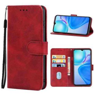 For vivo Y52t Leather Phone Case(Red)