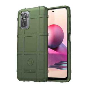 For Xiaomi Redmi Note 11 SE 4G Rugged Shield Full Coverage Shockproof TPU Phone Case(Green)
