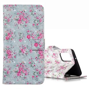 For Galaxy S20+ 3D Pattern Magnetic Suction Horizontal Flip Leather Case with Holder & Card Slots & Wallet & Photo Holder(Rose Flower)