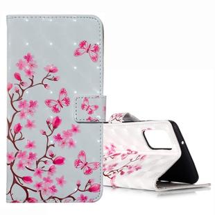 For Galaxy S20+ 3D Pattern Magnetic Suction Horizontal Flip Leather Case with Holder & Card Slots & Wallet & Photo Holder(Butterfly Love Flower)