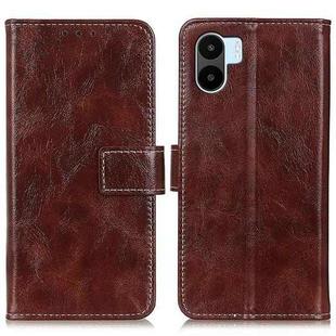 For Xiaomi Redmi A1 Retro Crazy Horse Texture Leather Phone Case(Brown)
