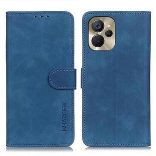 For Realme 9i 5G / 10 5G KHAZNEH Retro Texture Leather Phone Case(Blue)