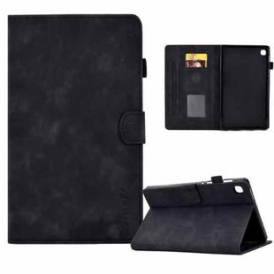 For Samsung Galaxy Tab A 10.1 2019 T510 Embossed Smile Flip Tablet Leather Case(Black)