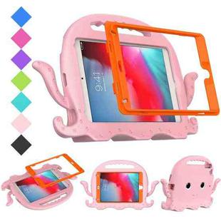 For iPad mini 1 / 2 / 3 / 4 / 5 Octopus Style EVA + PC Tablet Case with Strap(Pink)