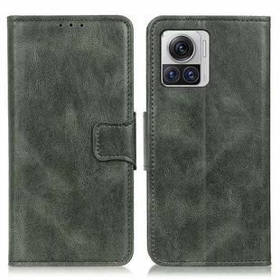 For Motorola Edge X30 Pro 5G / Edge 30 Ultra Mirren Crazy Horse Texture Leather Phone Case(Dark Green)