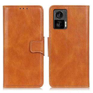 For Motorola Edge 30 Neo Mirren Crazy Horse Texture Leather Phone Case(Brown)