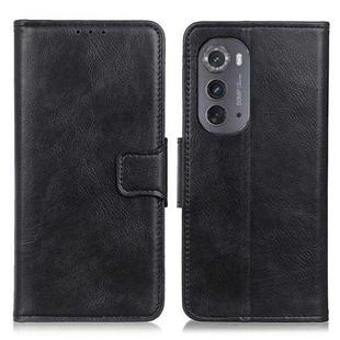 For Motorola Edge 2022 Mirren Crazy Horse Texture Leather Phone Case(Black)