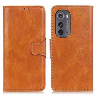 For Motorola Edge 2022 Mirren Crazy Horse Texture Leather Phone Case(Brown)