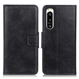 For Sony Xperia 5 IV Mirren Crazy Horse Texture Leather Phone Case(Black)