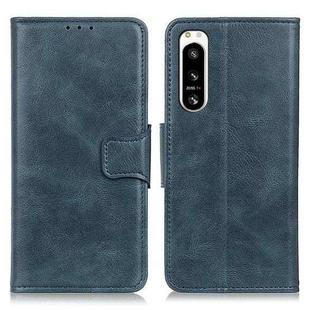 For Sony Xperia 5 IV Mirren Crazy Horse Texture Leather Phone Case(Blue)