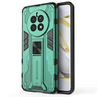 For Huawei Mate 50 Supersonic Holder PC Soft TPU Phone Case(Green)