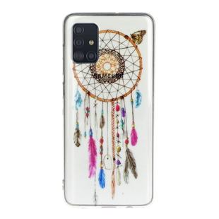 For Galaxy A51 Transparent TPU Mobile Phone Protective Case(Colorful Wind Chimes)