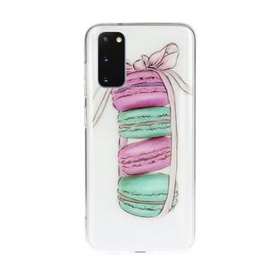 For Galaxy S20 Transparent TPU Mobile Phone Protective Case(Macaron)