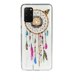 For Galaxy S20+ Transparent TPU Mobile Phone Protective Case(Colorful Wind Chimes)