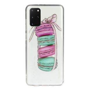 For Galaxy S20+ Transparent TPU Mobile Phone Protective Case(Macaron)