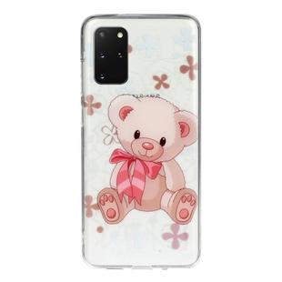 For Galaxy S20+ Transparent TPU Mobile Phone Protective Case(Little Bear)