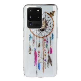For Galaxy S20 Ultra Transparent TPU Mobile Phone Protective Case(Colorful Wind Chimes)