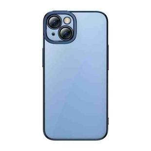 For iPhone 14 Plus Baseus Glitter Series Shockproof Phone Case(Blue)