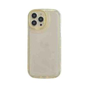 For iPhone 11 Pro Max Lens Invisible Bracket TPU Phone Case(Beige)
