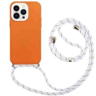 For iPhone 14 Pro 3 In 1 PC + TPU Solid Color Phone Case(Orange)