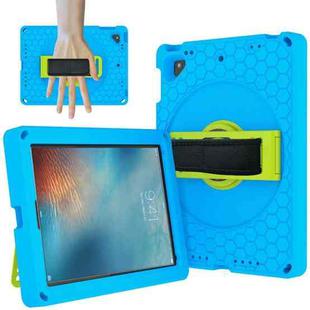 EVA + PC Tablet Case with Shoulder Strap For iPad Air / Air 2 / 9.7 2017 / 9.7 2018(Blue)