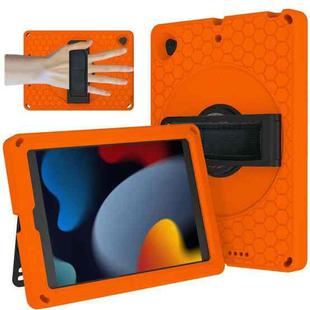 EVA + PC Tablet Case with Shoulder Strap For iPad 10.2 2022 / 2021 / 2020 / 2019 / 10.5(Orange)