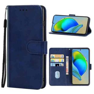 For ZTE Blade V40s Leather Phone Case(Blue)